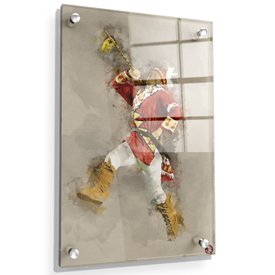 Florida State Seminoles - Seminole Watercolor - College Wall Art #Acrylic