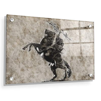 Florida State Seminoles - Vintage Osceola - College Wall Art #Acrylic
