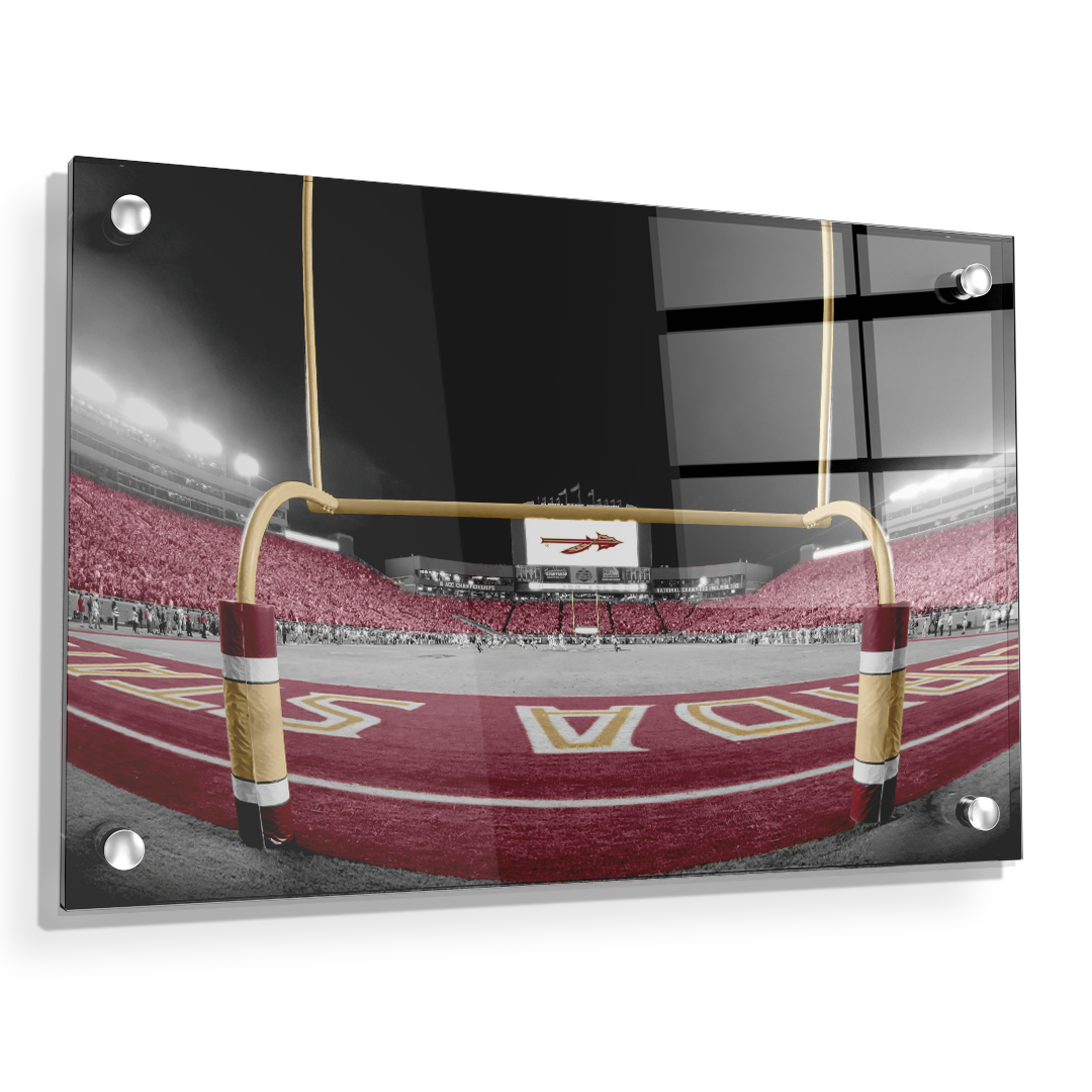 Florida State Seminoles - Seminole End Zone - College Wall Art #Canvas