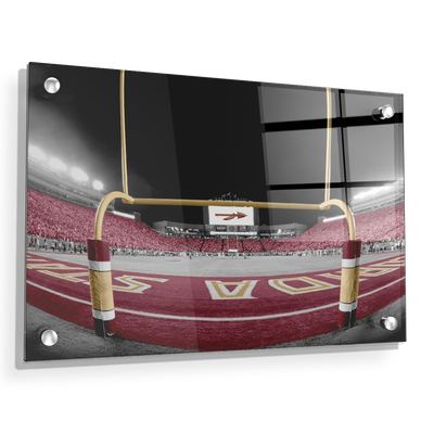 Florida State Seminoles - Seminole End Zone - College Wall Art #Acrylic