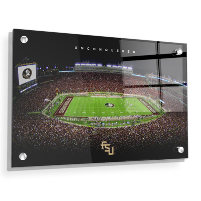 Florida State Seminoles - Unconquered Stadium - College Wall Art #Acrylic