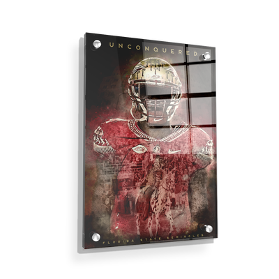 Florida State Seminoles - Unconquered Florida State Seminoles - College Wall Art #Acrylic