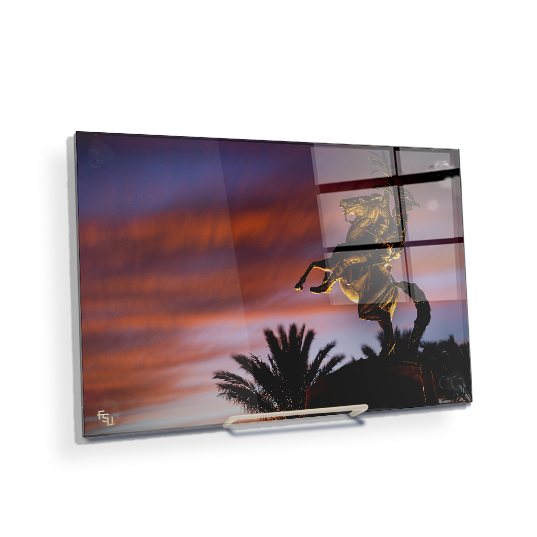 Florida State Seminoles - Osceola Last Light -College Wall Art #Canvas