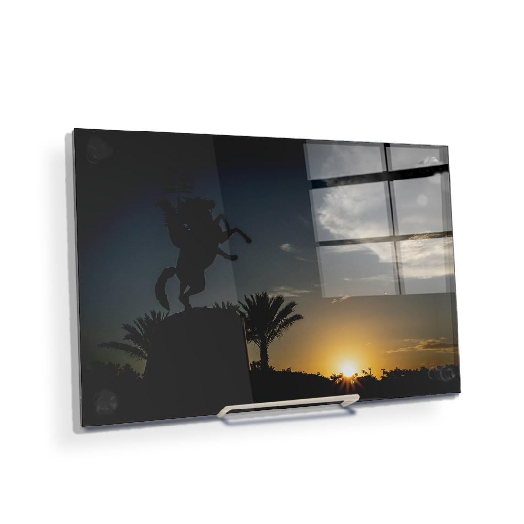 Florida State Seminoles - Seminole Sunrise Silhouette - College Wall Art #Canvas