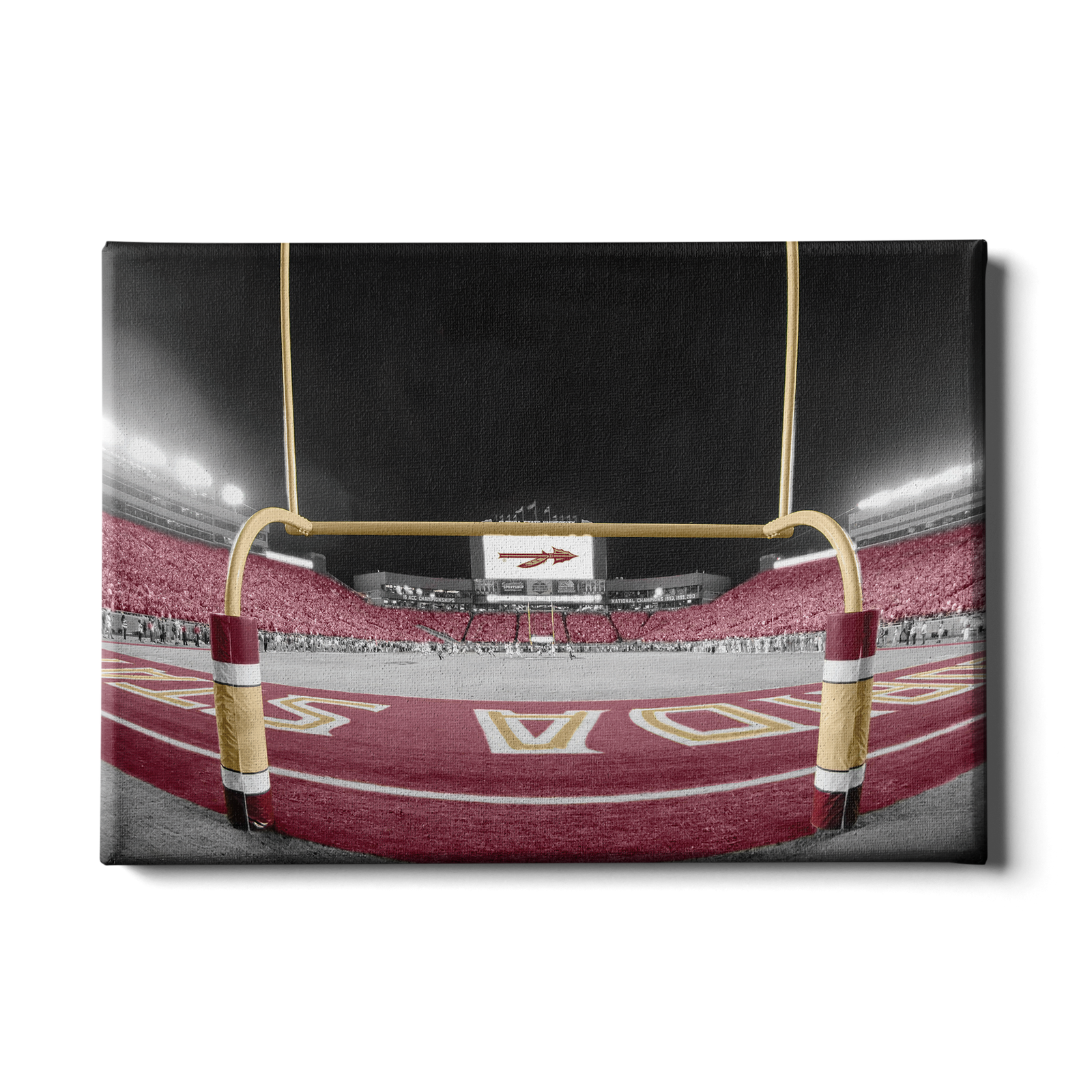 Florida State Seminoles - Seminole End Zone - College Wall Art #Canvas