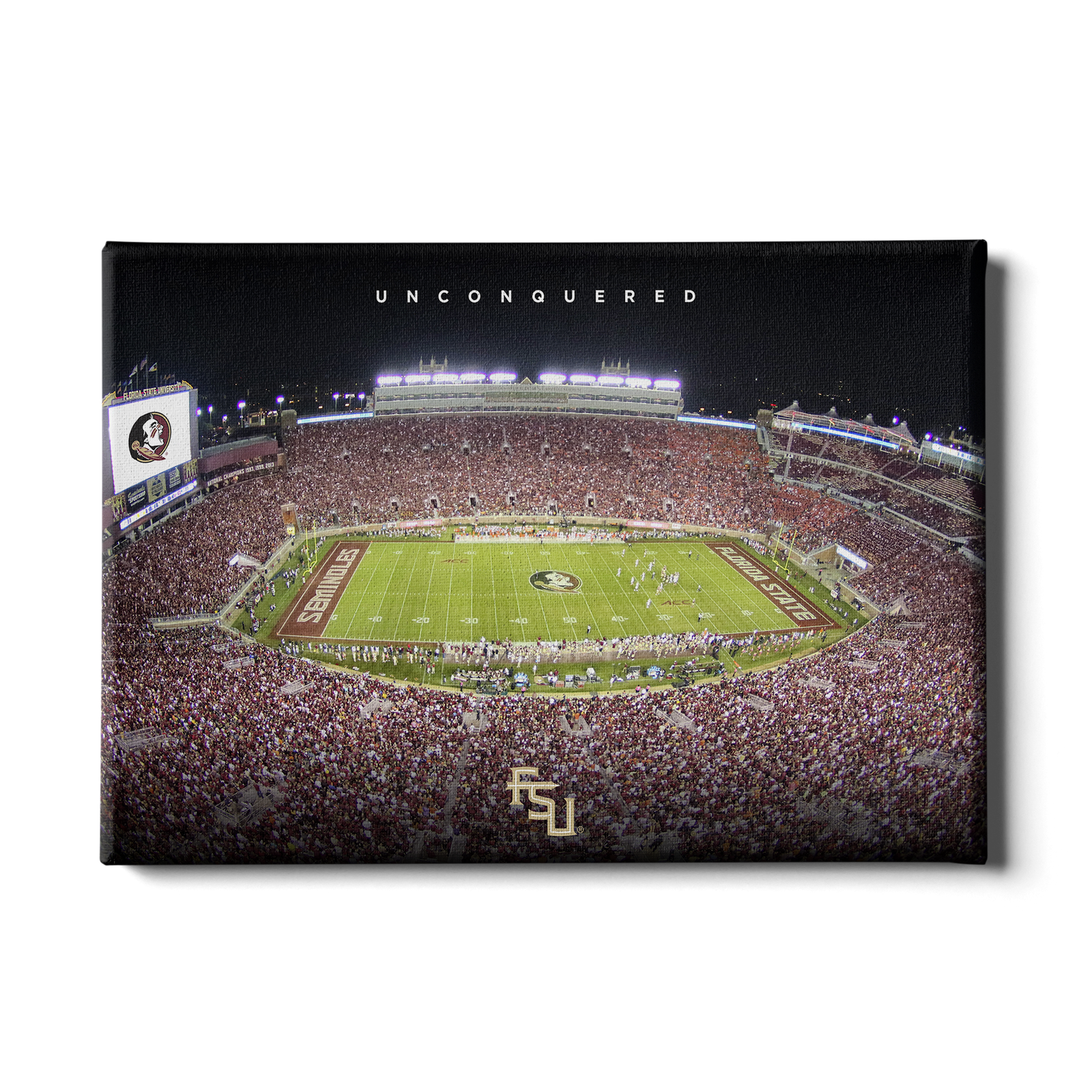 Florida State Seminoles - Unconquered Stadium - College Wall Art #Canvas