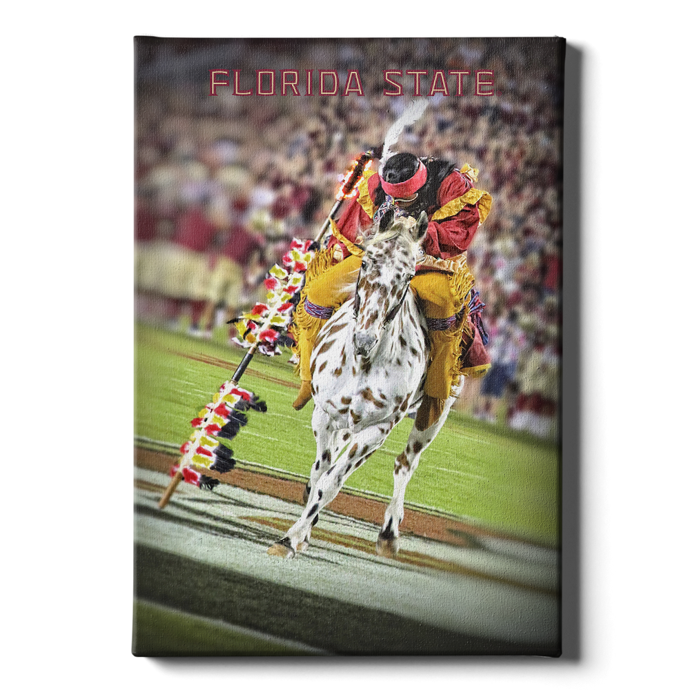 Florida State Seminoles - Florida State Osceola Spear - College Wall Art #Canvas