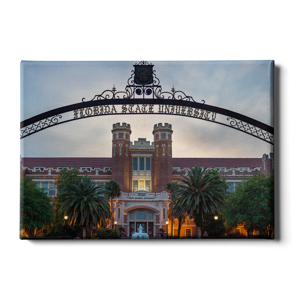 Florida State Seminoles - Westcott Blue Hour - College Wall Art #Canvas