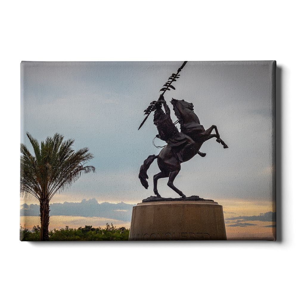 Florida State Seminoles - Unconquered Sunset Skies - College Wall Art #Canvas