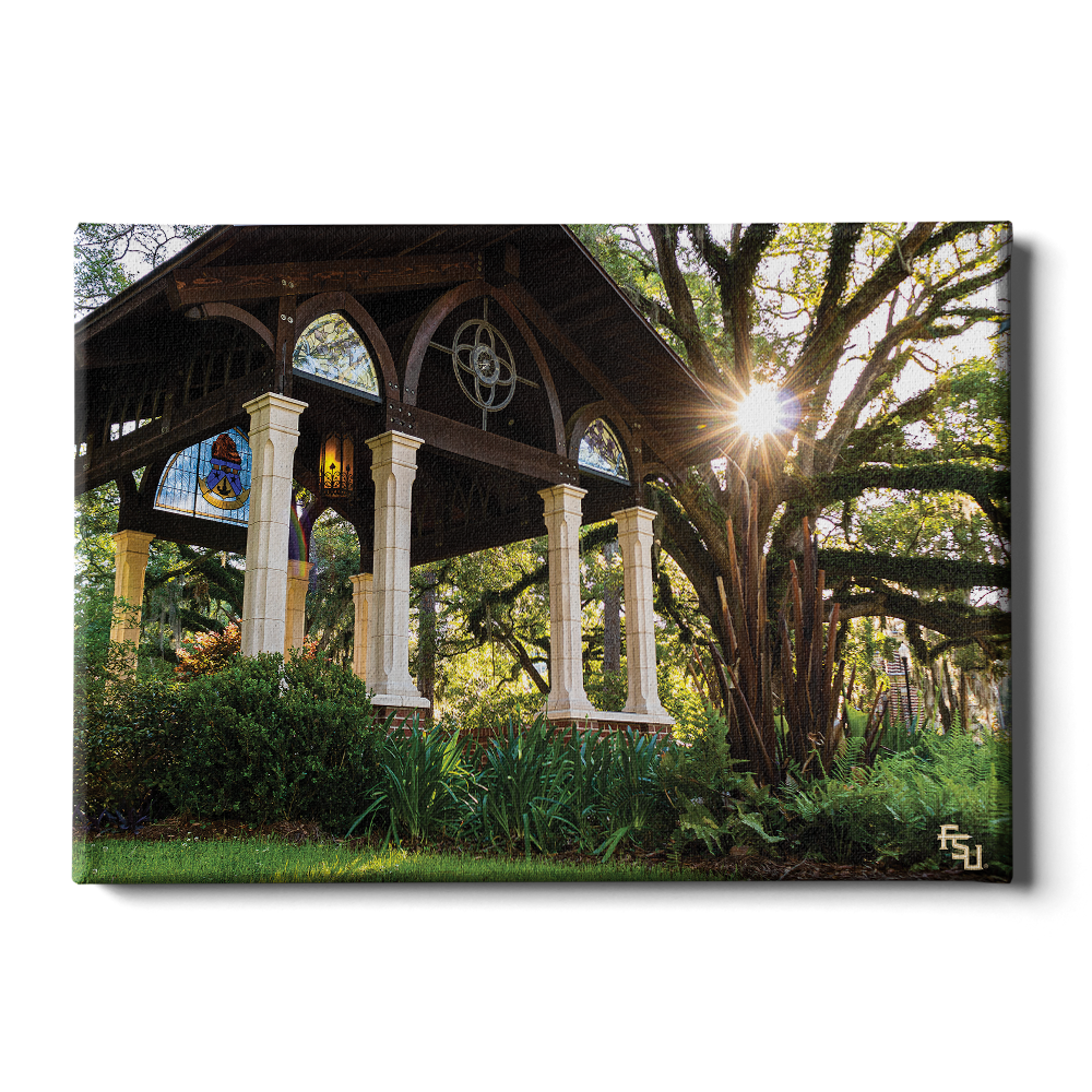 Florida State Seminoles - Gazebo at Greek Park - College Wall Art #Canvas