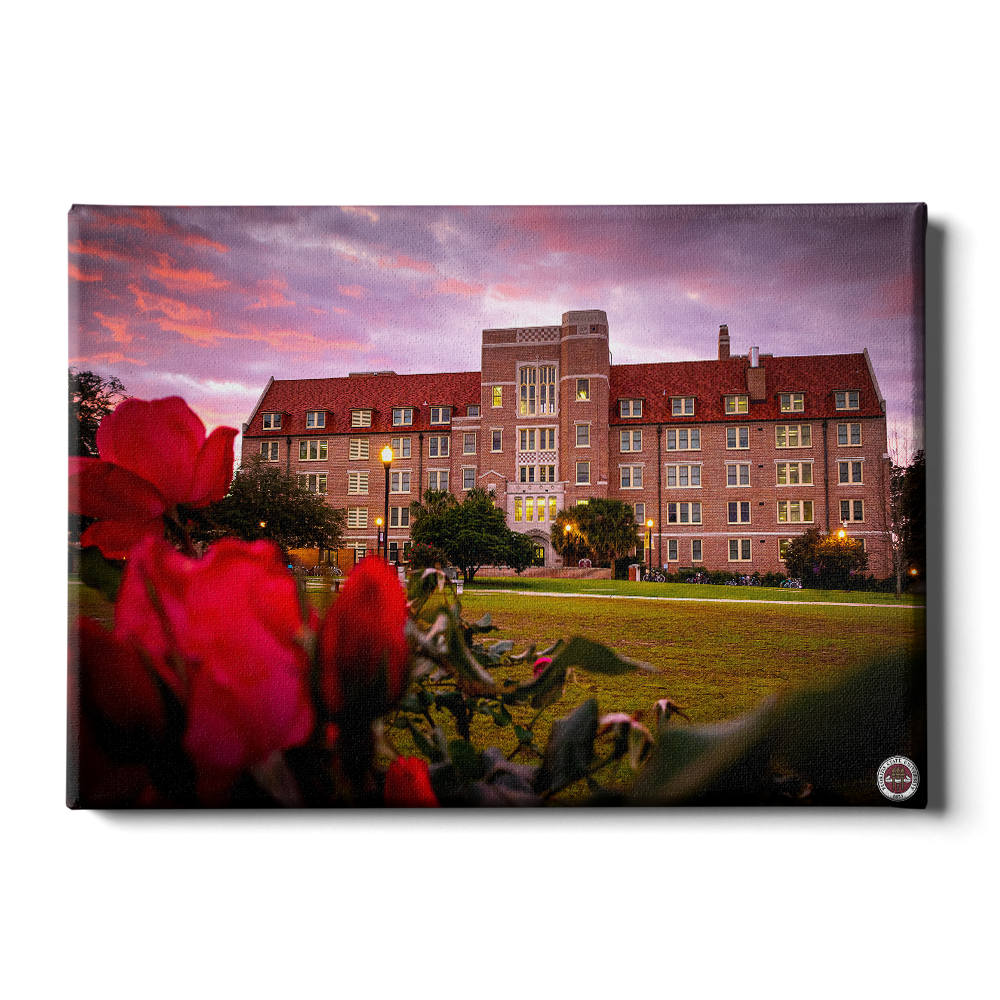 Florida State Seminoles - Red Sunrise Over Landis - College Wall Art #Canvas