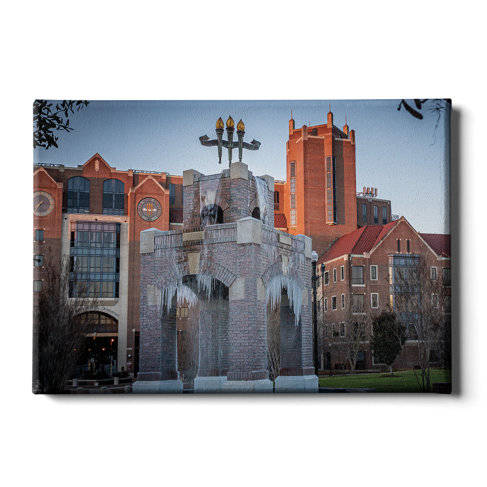 Florida State Seminoles - Tallahassee Winter - College Wall Art #Canvas