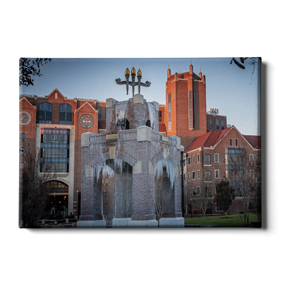 Florida State Seminoles - Tallahassee Winter - College Wall Art #Canvas