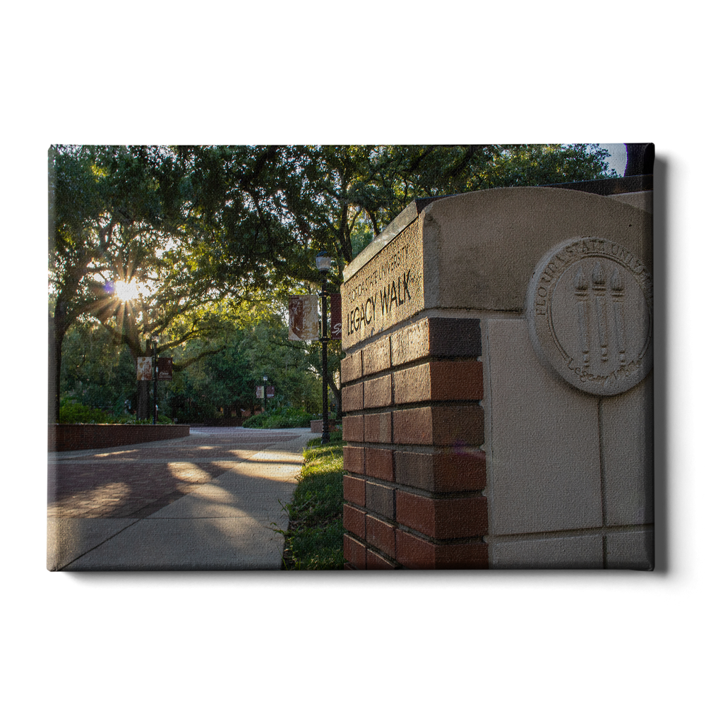 Florida State Seminoles - Legacy Walk Sunrise - College Wall Art #Canvas
