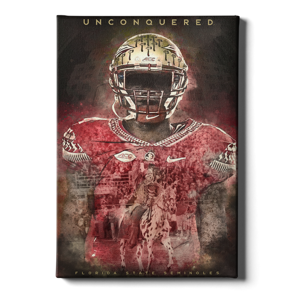 Florida State Seminoles - Unconquered Florida State Seminoles - College Wall  Art #Canvas