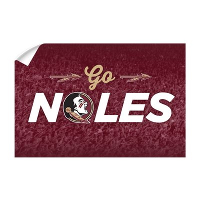 Florida State Seminoles - Go Noles - College Wall Art #Wall Decal