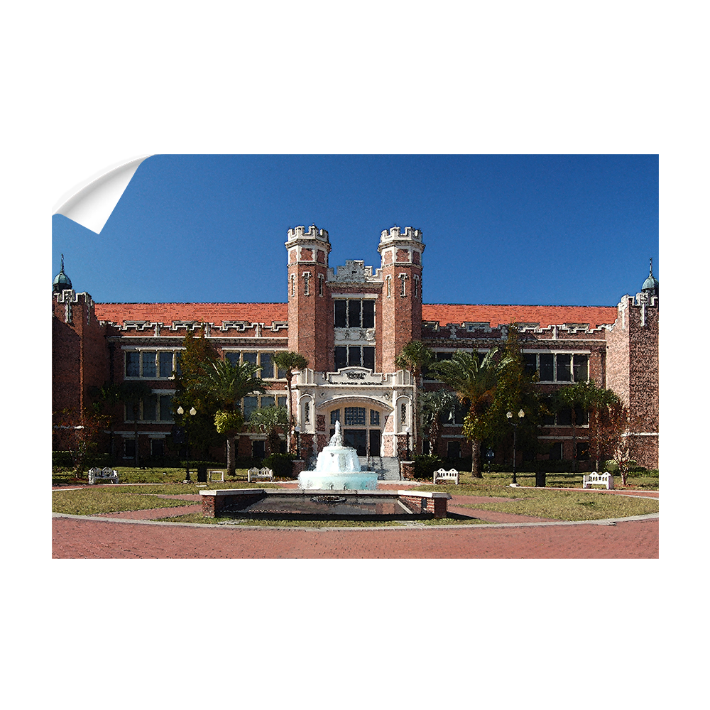 Florida State Seminoles - Westcott Watercolor - College Wall Art #Wall Decal
