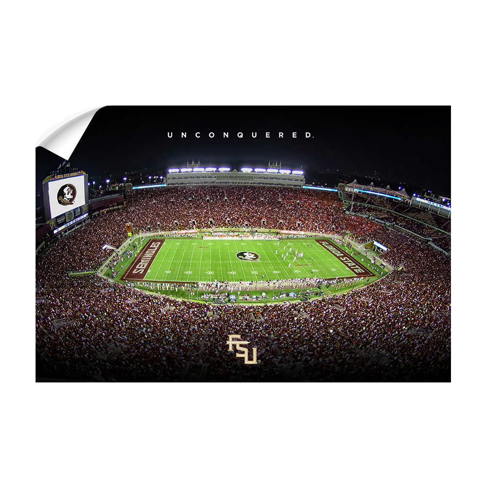Florida State Seminoles - Unconquered Stadium - College Wall Art #Canvas