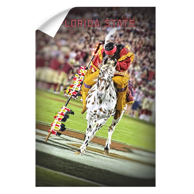 Florida State Seminoles - Florida State Osceola Spear - College Wall Art #Wall Decal