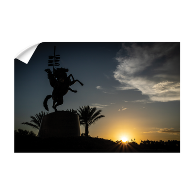 Florida State Seminoles - Seminole Sunrise Silhouette - College Wall Art #Wall Decal