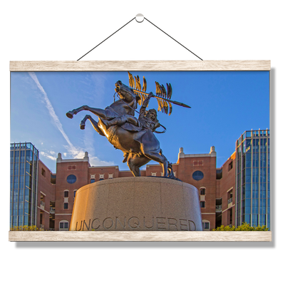 Florida State Seminoles - Unconquered Statue - College Wall Art #Hanging Canvas