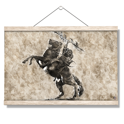 Florida State Seminoles - Vintage Osceola - College Wall Art #Hanging Canvas