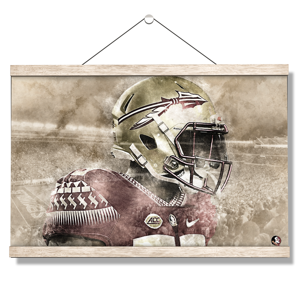 Florida State Seminoles -Vintage Nole - College Wall Art #Canvas