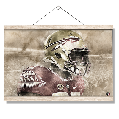 Florida State Seminoles -Vintage Nole - College Wall Art #Hanging Canvas