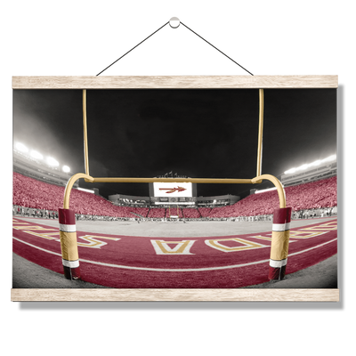 Florida State Seminoles - Seminole End Zone - College Wall Art #Hanging Canvas