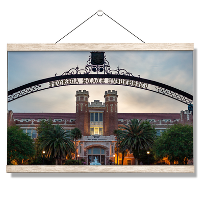 Florida State Seminoles - Westcott Blue Hour - College Wall Art #Hanging Canvas