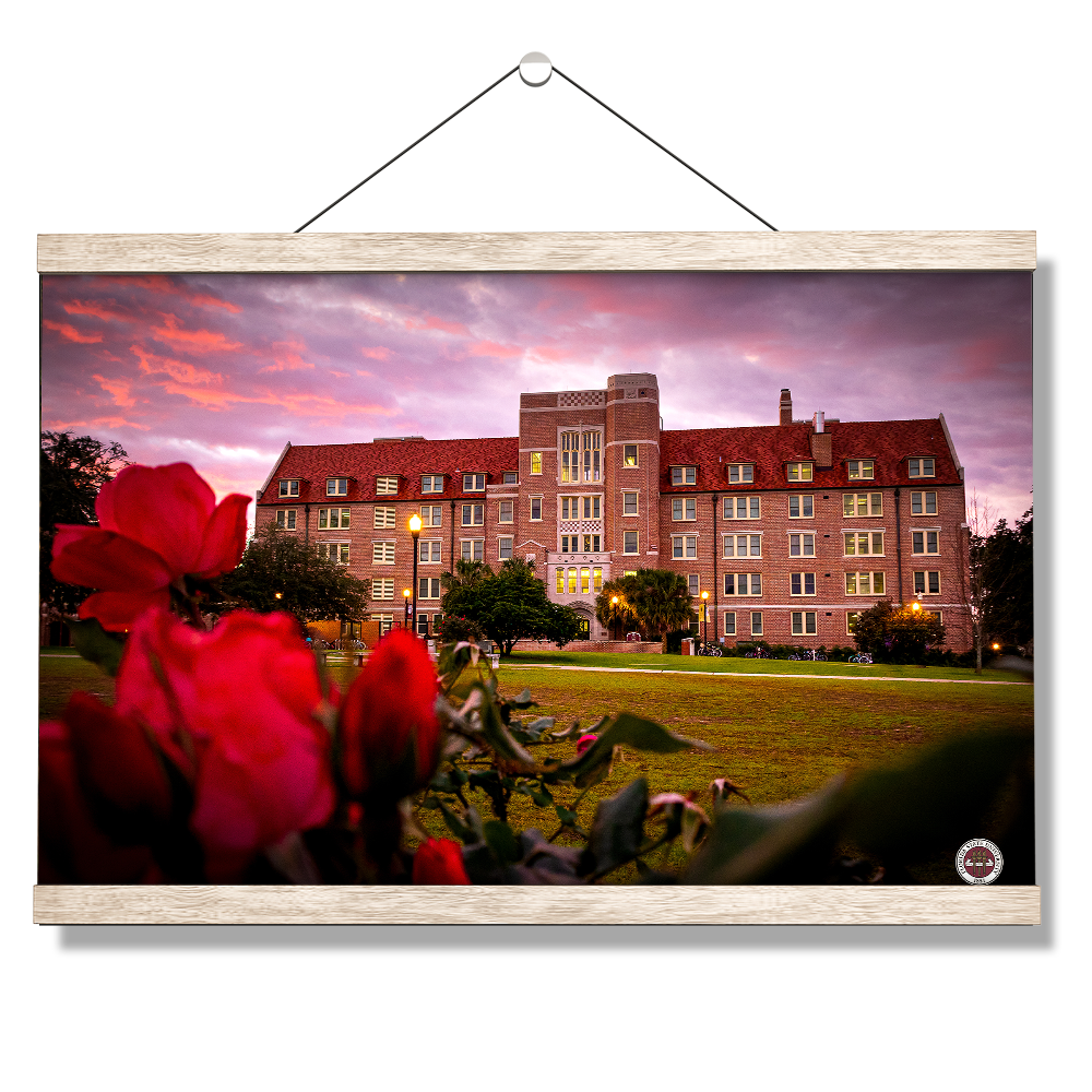 Florida State Seminoles - Red Sunrise Over Landis - College Wall Art #Canvas