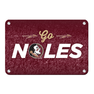 Florida State Seminoles - Go Noles - College Wall Art #Metal