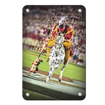 Florida State Seminoles - Osceola Spear - College Wall Art #Metal