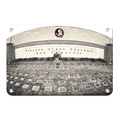 Florida State Seminoles - Sod Cemetery - College Wall Art #Metal