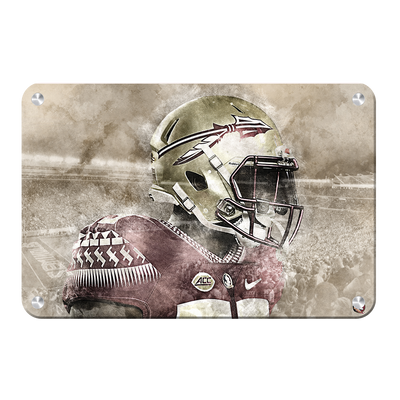 Florida State Seminoles -Vintage Nole - College Wall Art #Metal