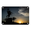 Florida State Seminoles - Seminole Sunrise Silhouette - College Wall Art #Metal