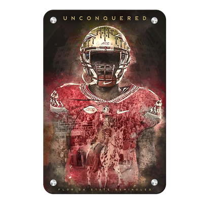 Florida State Seminoles - Unconquered Florida State Seminoles - College Wall Art #Metal