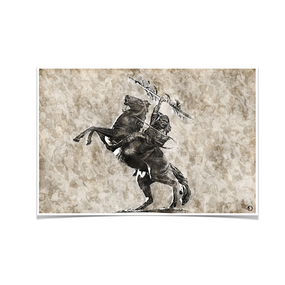 Florida State Seminoles - Vintage Osceola - College Wall Art #Poster