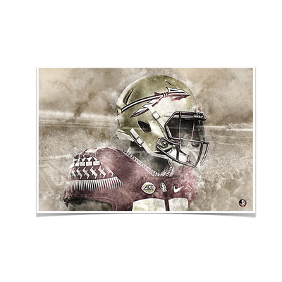 Florida State Seminoles -Vintage Nole - College Wall Art #Poster