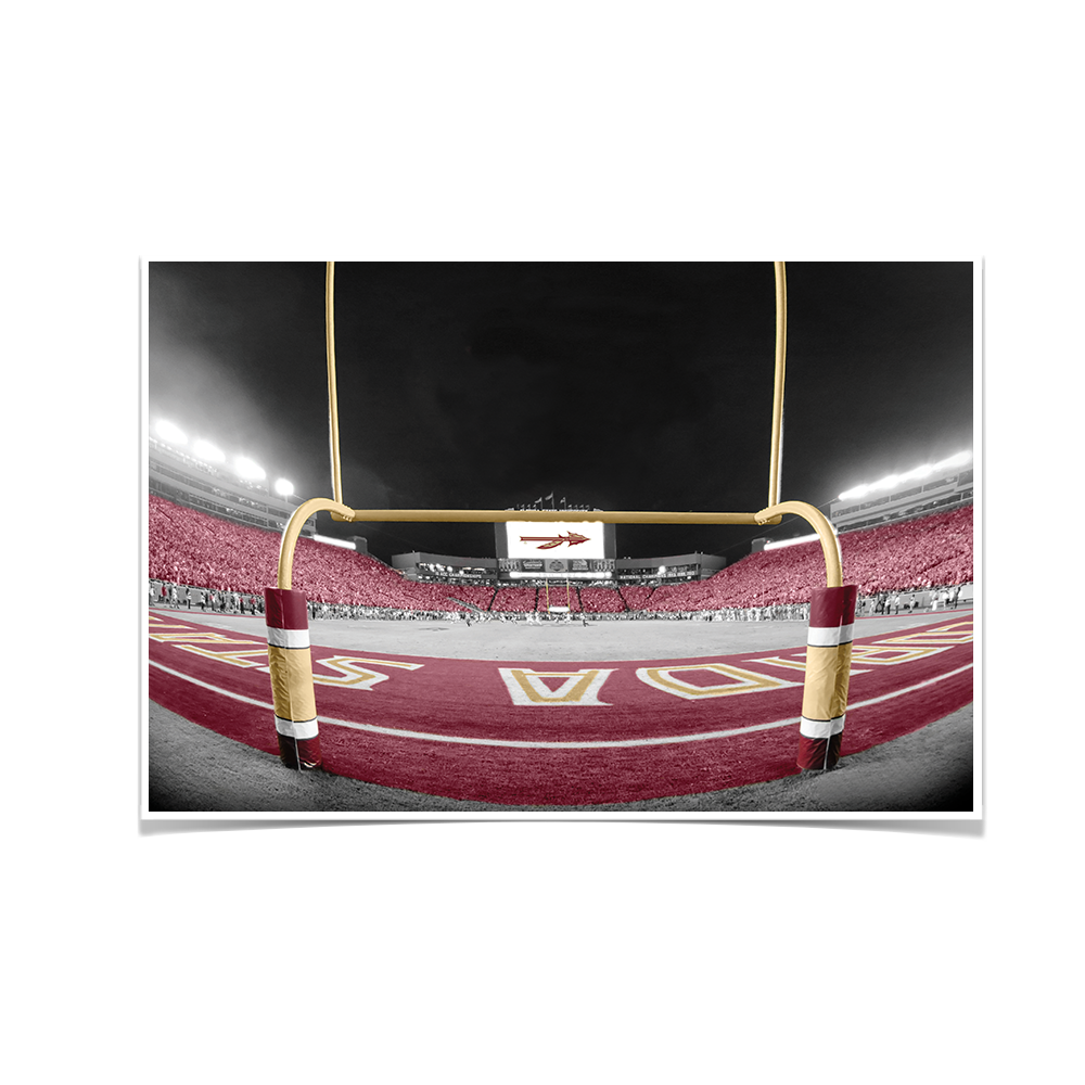 Florida State Seminoles - Seminole End Zone - College Wall Art #Canvas