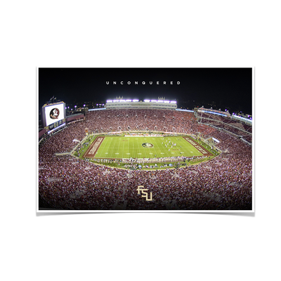 Florida State Seminoles - Unconquered Stadium - College Wall Art #Poster