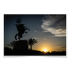 Florida State Seminoles - Seminole Sunrise Silhouette - College Wall Art #Poster