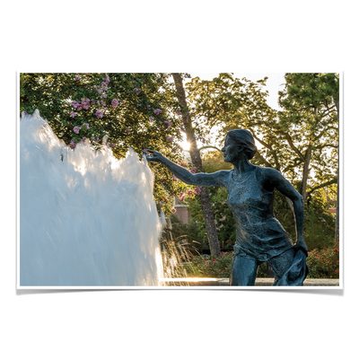 Florida State Seminoles - Landis Fountain Sunrise - College Wall Art #Poster