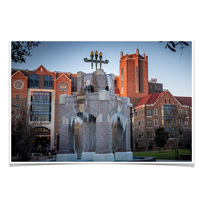 Florida State Seminoles - Tallahassee Winter - College Wall Art #Poster