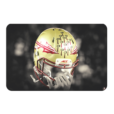 Florida State Seminoles - Seminole Helmet Held High - College Wall Art #PVC