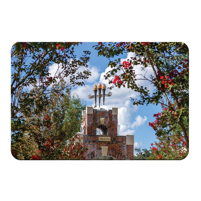 Florida State Seminoles - Red Bloom Framed Torches - College Wall Art #PVC