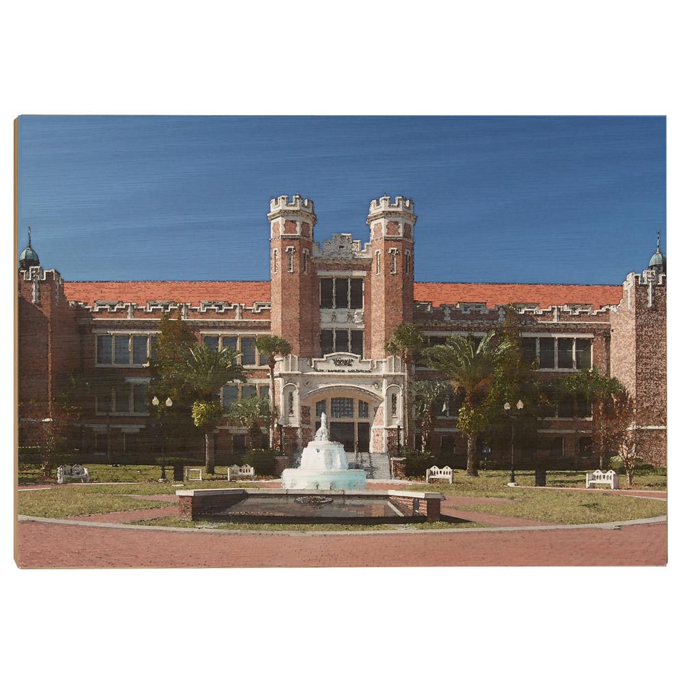 Florida State Seminoles - Westcott Watercolor - College Wall Art #Wood