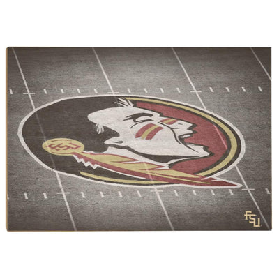 Florida State Seminoles - 50 Yard Line - College Wall Art #Wood