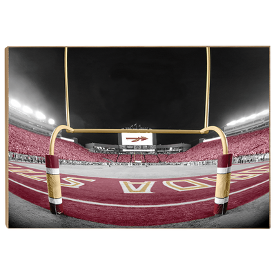 Florida State Seminoles - Seminole End Zone - College Wall Art #Wood