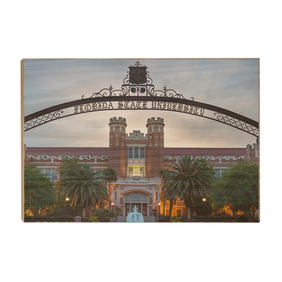 Florida State Seminoles - Westcott Blue Hour - College Wall Art #Wood